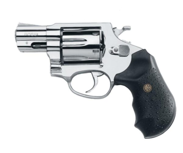 Rossi Revolver 38 Special 2" 5rd Black Rubber Grip Stainless Steel