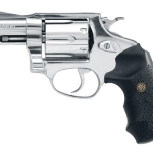 Rossi Revolver 357 RemMag 2" 6rd Black Rubber Grip Stainless Steel