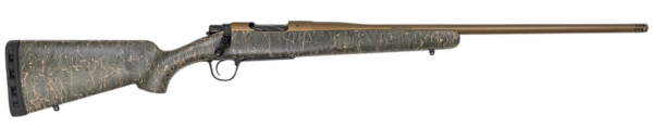 Christensen Arms Mesa 6.5 PRC, 24" Barrel, Burnt Bronze, Green/Tan Webbing