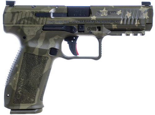 Canik Mete SFT 9mm, 4.46" Barrel, "We the People" Green Cerakote, Polymer Frame, 20rd - Canik | The Gun Shop