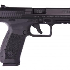 Canik TP9DA, DA/SA 9mm, 4.07" Match Barrel, Black, Dovetail Sights, 2x18Rnd Mags