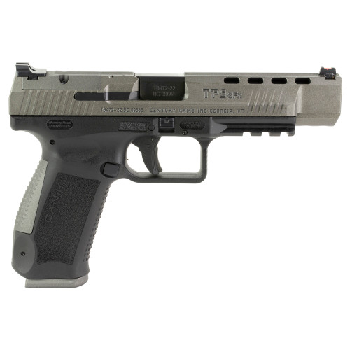 Canik TP9SFx 9mm, 5.2" Barrel, Tungsten Slide, Black Frame, Inlcludes Holster, 10rd - Canik | The Gun Shop