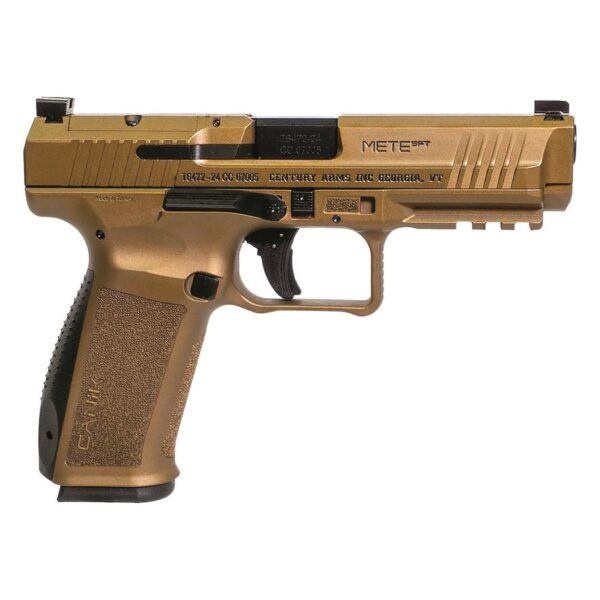 Canik Mete SFT, Semi-auto, 9mm, 4.46" Barrel, 20+1 Rounds, Burnt Bronze