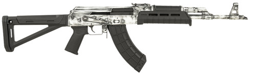 Century VSKA 7.62x39, 16.5" Barrel, Chevron Muzzle Brake, White Distressed Aluminum Receiver, 30rd - AK-47 Rifles | The Gun Shop