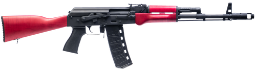 Century AK74 BFT556 Core 5.56x45mm, 16.5" Threaded Barrel, Russian Red Maple Furniture, Black Rec, 30rd - AK-47 Rifles | The Gun Shop