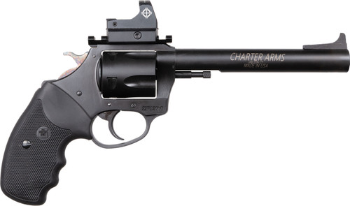 Charter Arms Target Mastiff 357 Magnum, 6" Barrel, Black, Includes Sightmark Micro Optic, 5rd - Charter Arms | The Gun Shop