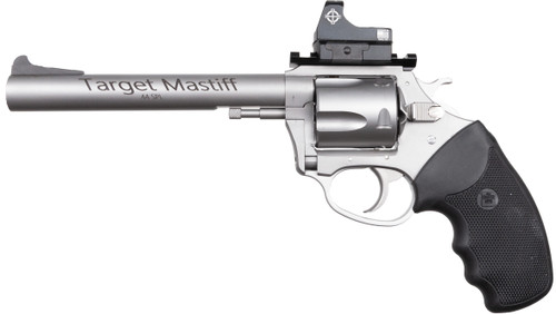 Charter Target Mastiff 44 Special, 6" Barrel, Black Grips, Includes Sightmark Micro Optic, 5rd - Charter Arms | The Gun Shop