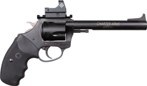 Charter Arms Target Mastiff 44 S&W Special, 6" Barrel, Black, Includes Sightmark Micro Optic, 5rd - Charter Arms | The Gun Shop