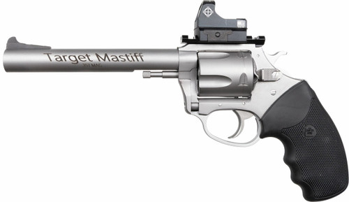 Charter Target Mastiff 357 Magnum, 6" Barrel, Black Grips, Includes Sightmark Micro Optic, 5rd - Charter Arms | The Gun Shop