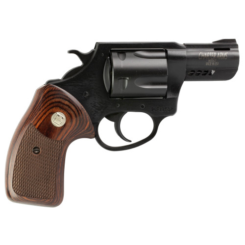 Charter Mag Pug/Pit Bull 357 Magnum/9mm, 2.2" Barrel, Black Frame, Walnut Grip, 5rd - Charter Arms | The Gun Shop