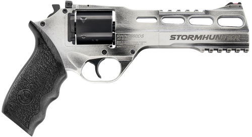Chiappa Rhino 60DS 9mm, 6" Barrel, Stormhunter White, Walnut Grip, 6rd - Chiappa | The Gun Shop