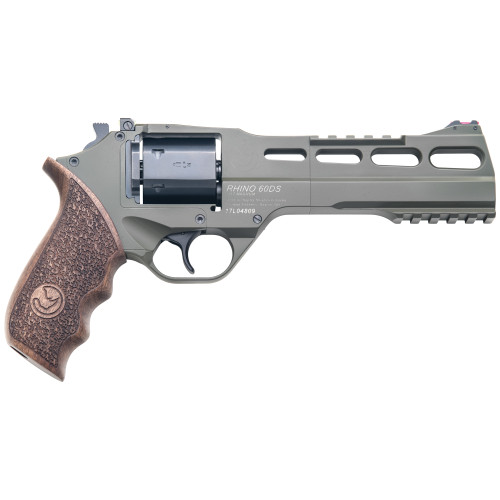 Chiappa Rhino 60DS 357 Magnum, 6" Barrel, Olive Drab Green, 6rd - Chiappa | The Gun Shop