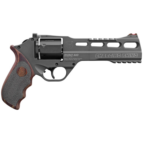 Chiappa Charging Rhino Gen 2 9mm, 6" Barrel, Black Cerakote, Laminate Grip, 6rd - Chiappa | The Gun Shop