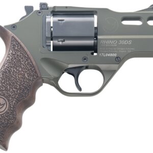 Chiappa Rhino 30DS SAR Hunter .357 Mag, 3" Barrel, Fiber Optic Sights, OD Green, 6rd