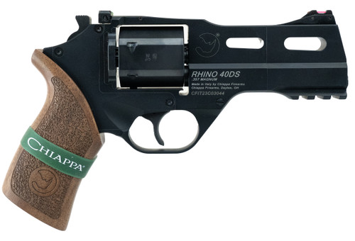 *USED* Chiappa Rhino 40DS, 357 Magnum/38 Special, 4" Barrel, Black, Walnut Grip, 6rd - Chiappa | The Gun Shop