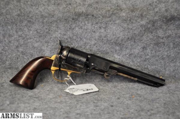 Cimarron 1851 Man with No Name Conversion 38 Special 7 5 Barrel Standard Blue Finish Walnut Grips 6rd Cimarron Firearms Cimarron 1851 Man with No Name Conversion 38 Special 7 5 Barrel Standard Blue Finish Walnut Grips 6rd Cimarron Firearms