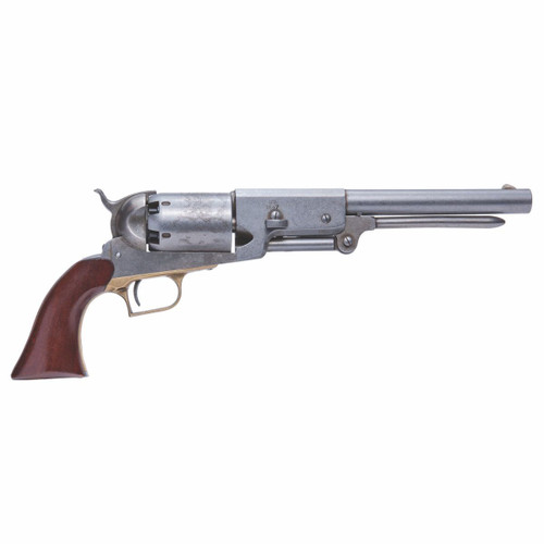 Cimarron 1847 Walker Dragoon U.S. Model 44 Cal, Stainless Steel, Walnut Grip, 6rd - Cimarron Firearms | The Gun Shop