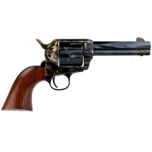 Cimarron El Malo Revolver 357 Magnum/38 Special, 4.75" Barrel, Case Hardened, Walnut Grips, 6rd - Cimarron Firearms | The Gun Shop