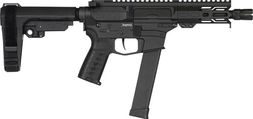 CMMG Banshee MKG 45 ACP, 5" Taper Threaded Barrel, Black Cerakote, CMMG RipBrace, 13rd - AR-15 Pistols | The Gun Shop