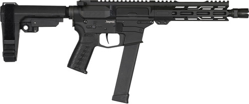 CMMG Banshee MKG 45 ACP, 8" Taper Threaded Barrel, Black Cerakote, CMMG RipBrace, 13rd - AR-15 Pistols | The Gun Shop