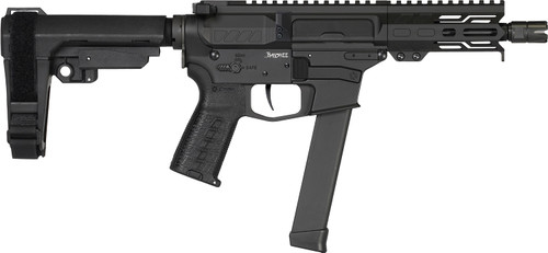 CMMG Banshee MKGS 9mm, 5" Taper Threaded Barrel, Black Cerakote, CMMG RipBrace, 33rd - AR-15 Pistols | The Gun Shop