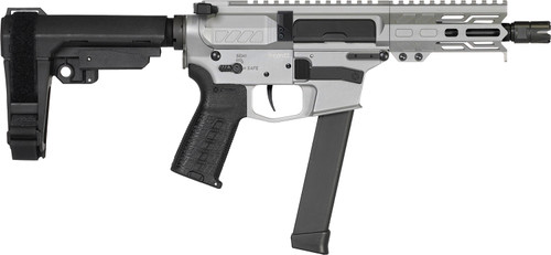 CMMG Banshee MKGS 9mm, 5" Taper Threaded Barrel, Titanium Cerakote, 33rd - AR-15 Pistols | The Gun Shop