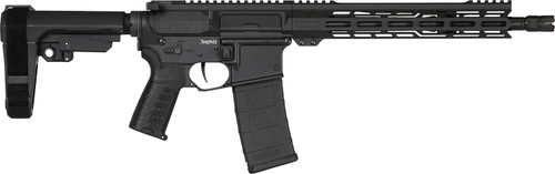 CMMG Banshee MK4 5.56x45mm, 12.5" Taper Threaded Barrel, Black Cerakote, CMMG RipBrace, 30rd - AR-15 Pistols | The Gun Shop