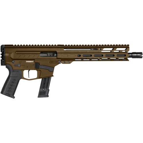 CMMG Dissent Mk17 9mm, 10.5" Threaded Barrel, Midnight Bronze Cerarkote, 33rd - AR-15 Pistols | The Gun Shop