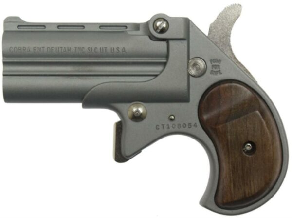 Cobra Derringer 9MM 2.75" Barrel, Satin Finish, Rosewood Grips