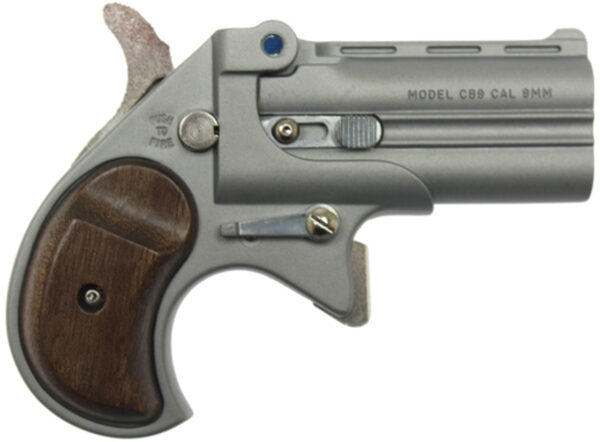 Cobra Derringer 9MM 2.75" Barrel, Satin Finish, Rosewood Grips