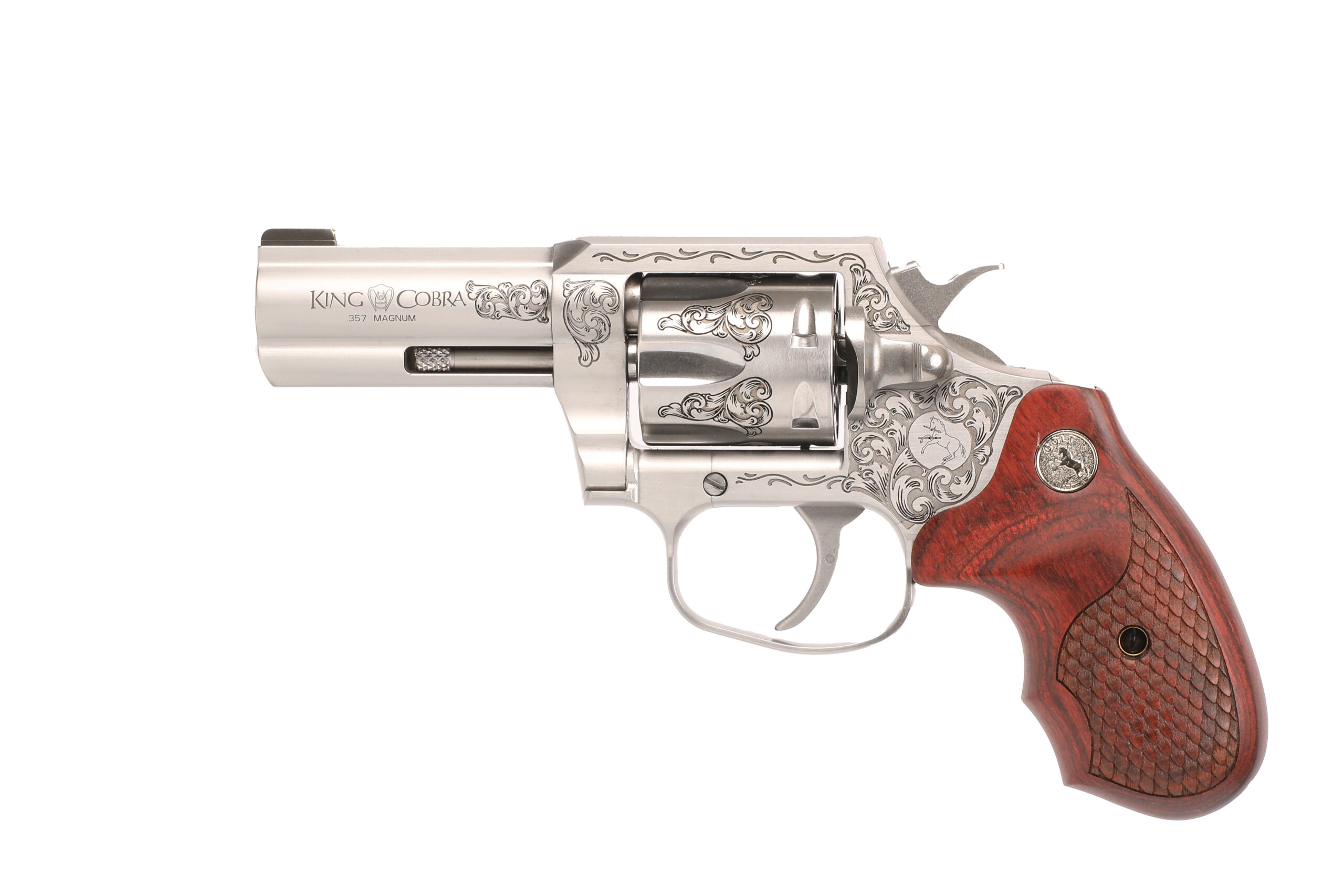 Colt King Cobra .357 Magnum 3″ Stainless Revolver - revolvers | The Gun Shop
