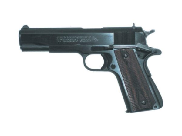 Colt Series 70 Government 45ACP 5" Barrel Blue Finish Rosewood Grips Fixed Sights 7rd
