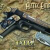 Colt 1911 Government .38 Super, TALO Exclusive, Aztec Empire, 1 of 500
