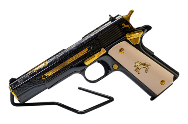Colt 1911 Government Armsmear .45 ACP Limited Edition 5" NM Barrel, Ivory Grips, Blued