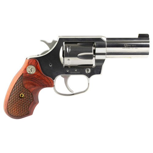 Colt King Cobra 357 Magnum, 3" Barrel, Stainless Steel Frame, Walnut Grip, 6rd - Colt | The Gun Shop