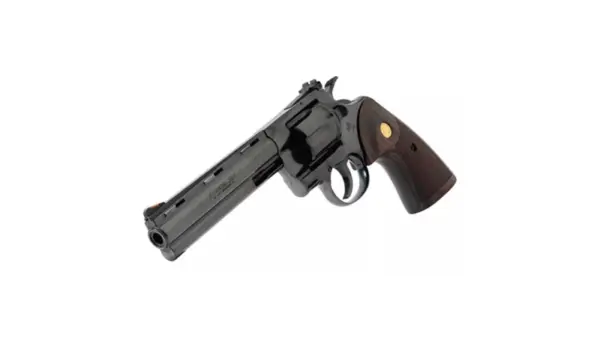 Colt Python Blued Handgun .357 Mag 6rd Capacity 6" Barrel Walnut Target
