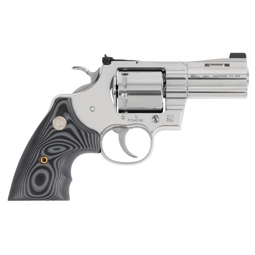 Colt Python Combat Elite 357 Magnum, 3" Barrel, Stainless Steel, G10 Grips, 6rd - Colt | The Gun Shop