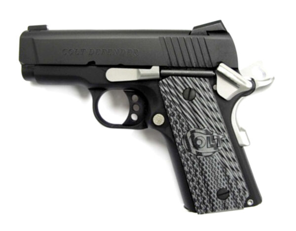 Colt Defender 1911 45 ACP 3" Barrel Bead Blast Finish 7rd Mag