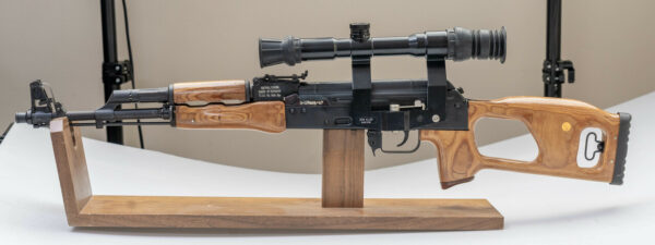 Cugir AK-74 Romak 2 Used 5.45x39mm, ZFK 4x25 Scope, Wood Thumbhole Stock, Black, 10rd