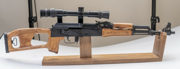 Cugir AK-74 Romak 2 Used 5.45x39mm, ZFK 4x25 Scope, Wood Thumbhole Stock, Black, 10rd
