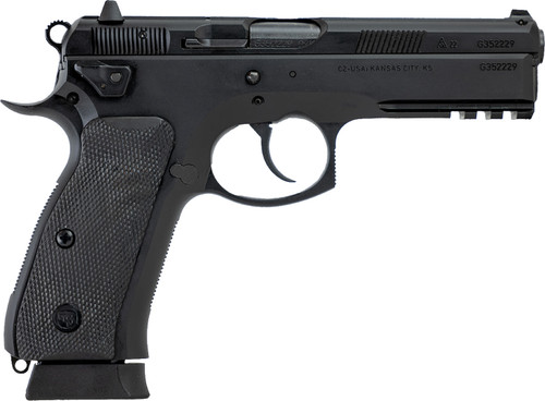 CZ 75 SP-01 Tactical 9mm, 4.6" Barrel, Black, Picatinny Rail, 10rd - CZ USA | The Gun Shop