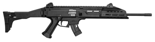 CZ Scorpion EVO 3 S1 22 LR, 16" Threaded Barrel, Black, Folding Stock, 10rd - CZ USA | The Gun Shop