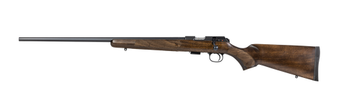 CZ 457 American Left-Hand 22 LR, 24.8" Barrel, Walnut Stock, 5rd - CZ USA | The Gun Shop