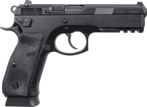 CZ 75 SP-01 Tactical 9mm, 4.6" Barrel, Black, Steel Frame, 19rd - CZ USA | The Gun Shop