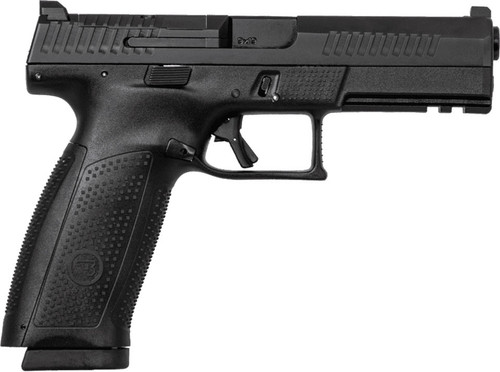 CZ P-10 F 9mm, 4.5" Barrel, Black, Optic Ready, 10rd - CZ USA | The Gun Shop