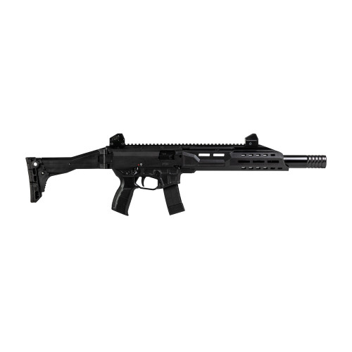 CZ Scorpion 3 Plus 9mm, 16.3" Barrel, Black, Faux Suppressor, 20rd - AR-15 Rifles | The Gun Shop