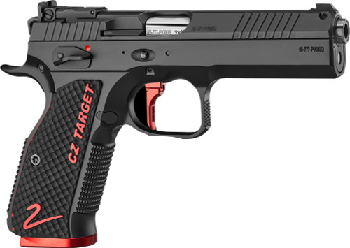 CZ Shadow 2 Target TALO 9mm, 5" Barrel, Red Accents, G10 Grips, 17rd - 3 Gun Competition | The Gun Shop