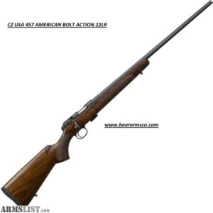 For Sale: CZ 457 AMERICAN 22LR TURKISH WALNUT near El Dorado Springs