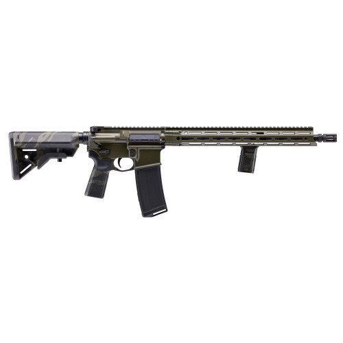 Daniel Defense DDM4V7 Distributor Exclusive 223 Remington/5.56x45mm, 16" Barrel, Black And Olive Drab Green Camo, B5 Vertical Grip, 32rd - AR-15 Rifles | The Gun Shop