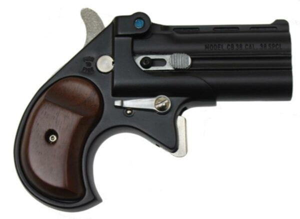 Cobra Big Bore Derringer, .38 Special, 2.75", Black, Rosewood Grips